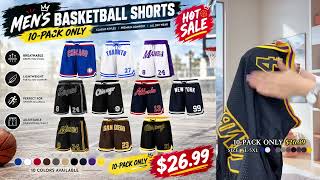 🏀 Men’s Basketball Shorts — Summer Must-Have!