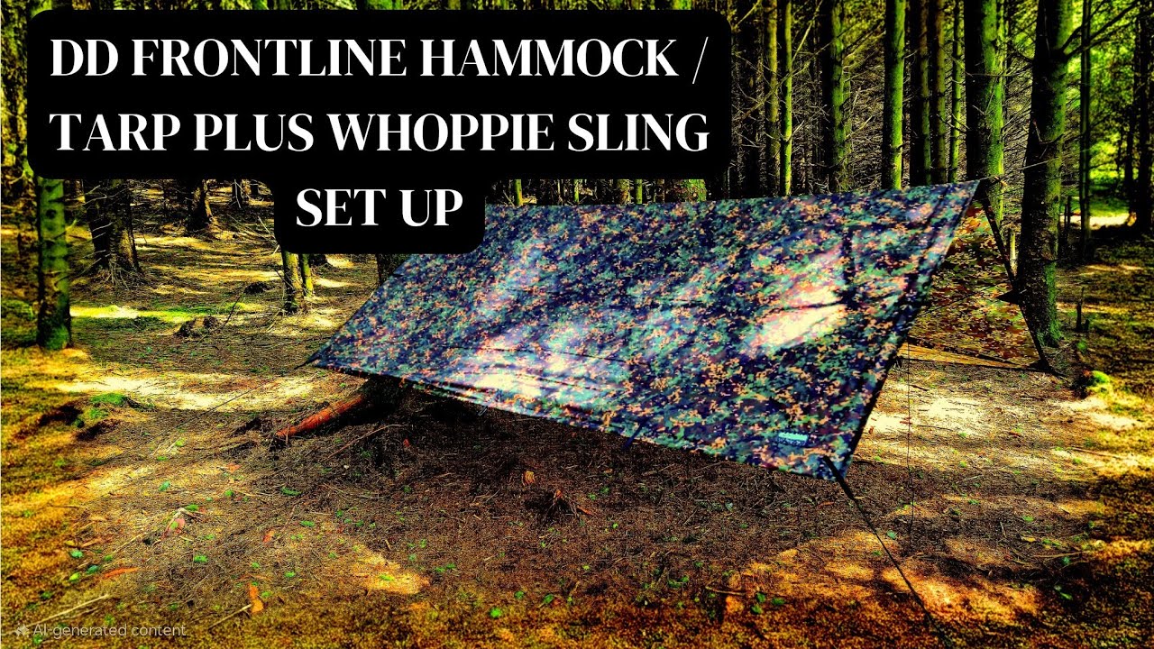 Setting up your DD Hammock & Tarp : Whoopie slings & Drip lines