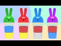 Color Mix Bunny Song! | Johny Johny Yes Papa Nursery Rhymes Playground | Baby &amp; Kids Songs