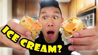 TRYING ICE CREAM in a BURRITO! DIY Challenge || Life After College: Ep. 566