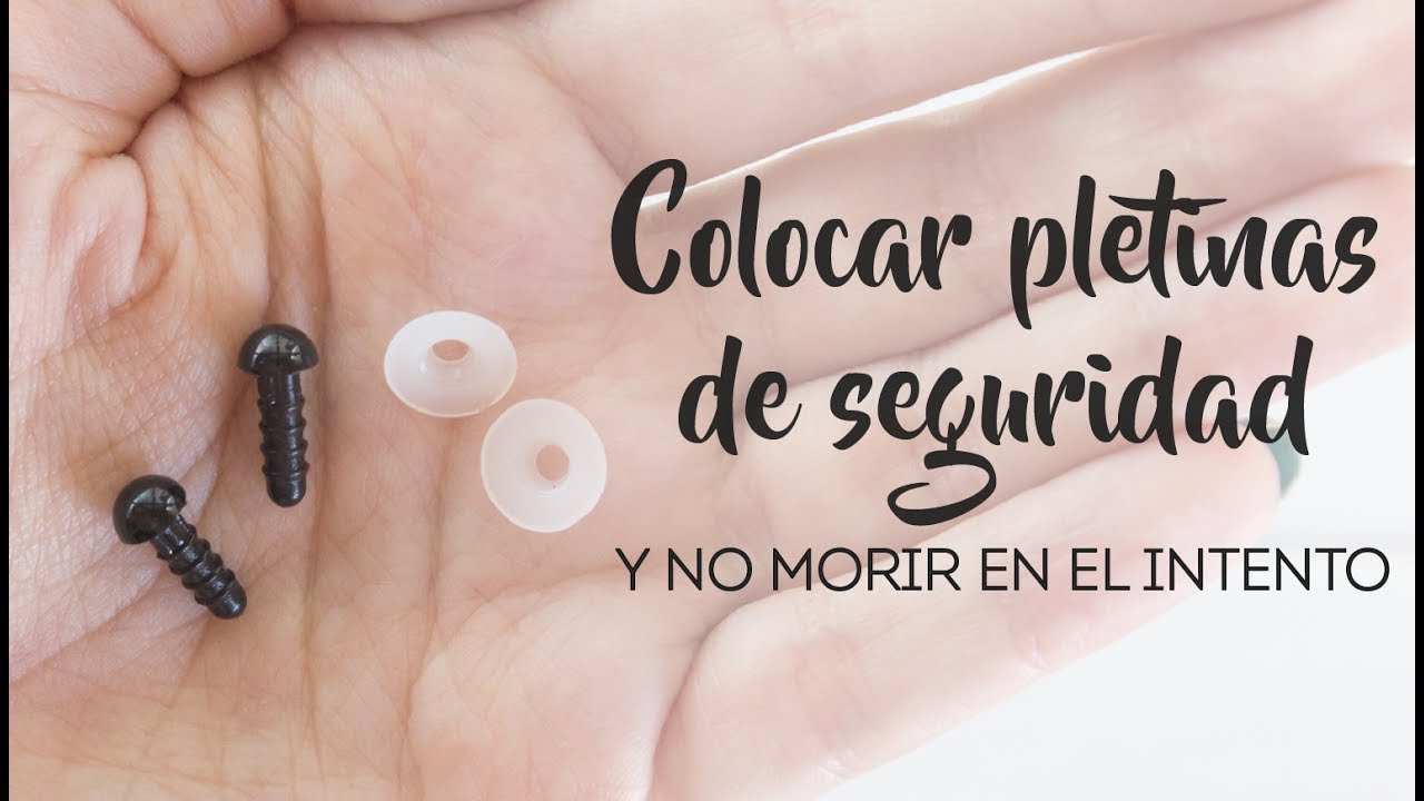 Cómo colocar los ojos seguridad de amigurumi - ¡Y no morir en el intento! 