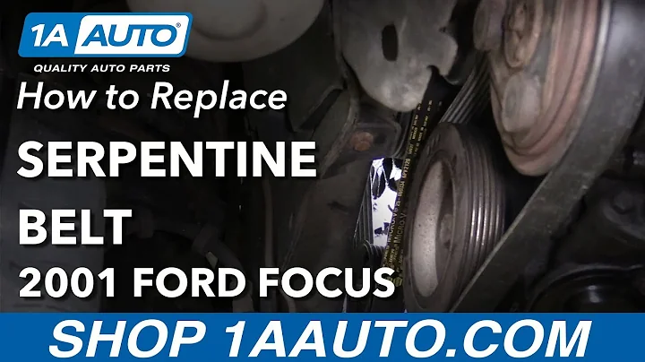 Comment remplacer la courroie d'accessoire de votre Ford Focus 00-04