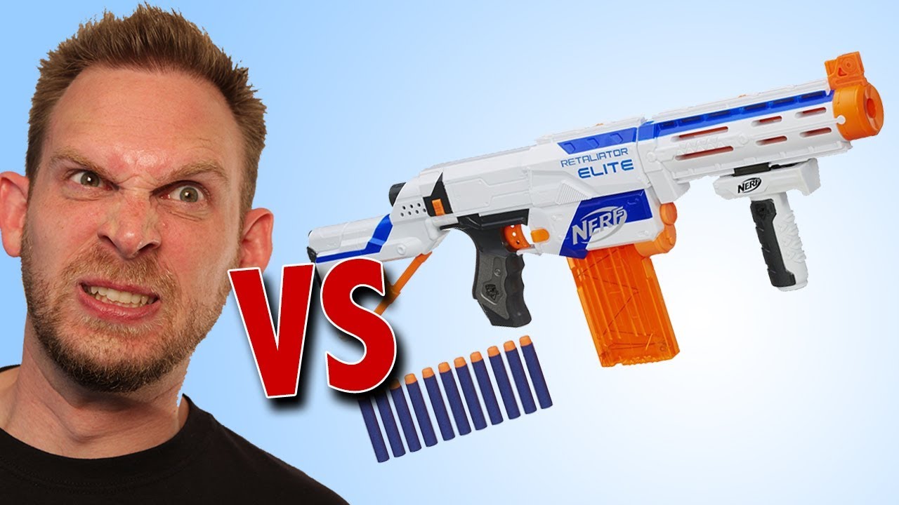 Nerf Elite Retaliator Blaster Unboxing - YouTube