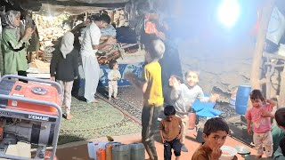 When electricity reached Kaper, the angel's smile, the nomadic children's joy, and the