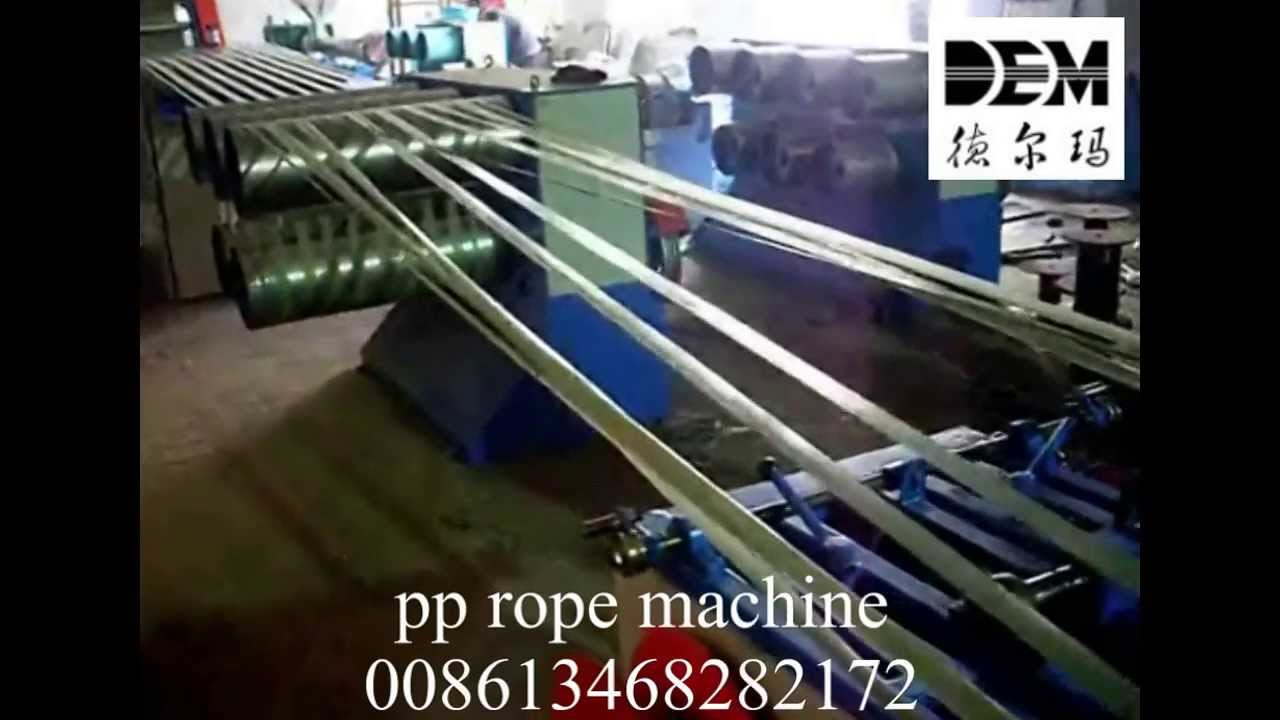 pp rope making machine -plastic machinery 