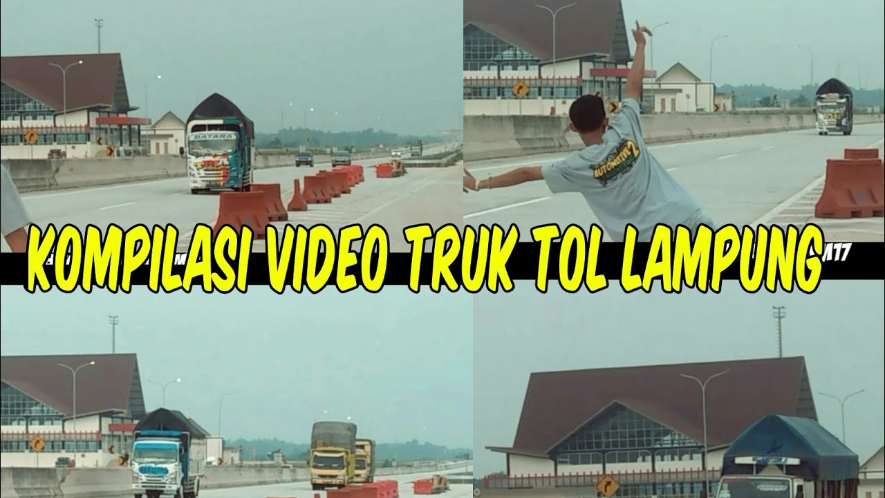 Kompilasi truk  oleng  Tol Lampung DJ  Love story YouTube