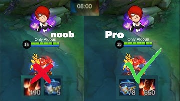 GLOBAL ALDOUS BEST ROTATION TUTORIAL!!😱 (Fast item and stack tips and tricks) no cut