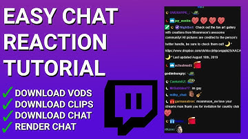Twitch Chat Replay Tutorial | Twitch VOD/Clip Downloader | Chat Download/Render/Replay