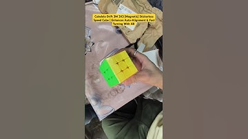 Cubelelo Drift 3M 3X3 (Magnetic) Stickerless Speed Cube | Enhances Auto-Alignment#shorts#tech#unbox