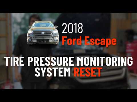 Ford Escape TPMS Reset and Relearn (2013-2019)