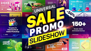Sale Promo Slideshow Pack - Template for Final Cut