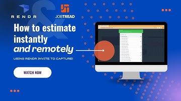 Bid Jobs Remotely AND Instantly with RENDR and JobTread