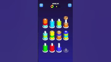 Nut Sort Game || Solution 59 || Nut Sort Level 59 ||