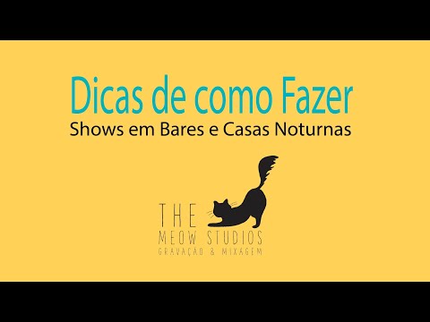 Vídeo: Como Fazer Uma Apresentação Musical