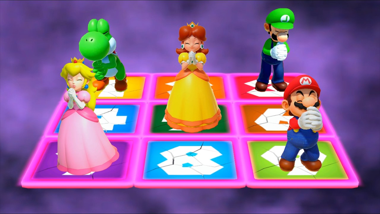 【マリオパーティ4】ミニゲームマリオVsピーチVsルイージVsヨッシー(最強CPU｢たつじん)
