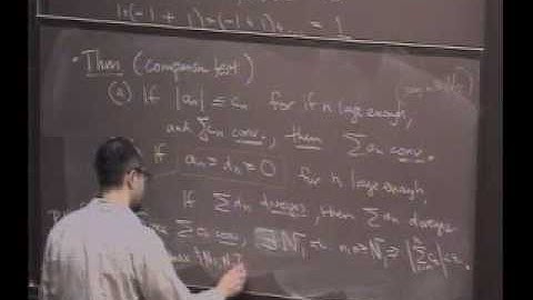 Real Analysis, Lecture 18: Series (4/8)