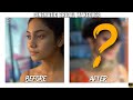 Indo western bridal makeup look cinematic model rashi dogra before and after