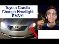 Toyota Corolla 2003 - 2008 headlight replacement tutorial - only takes 5 Minutes!