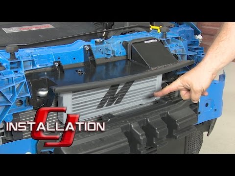 Focus RS Mishimoto Oil Cooler Kit Silver With Thermostatic Sandwich Plate 2016-2018 Installation