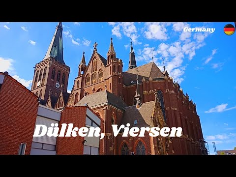 Dülken Viersen, North Rhine-Westphalia, 🇩🇪 Germany, Walking Tour 2020