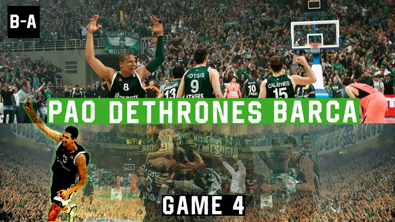 PAO DETHRONES Barca In Front Of 25.000 FANS | Panathinaikos - Barcelona 78-67 | 2011 EL Playoffs G4