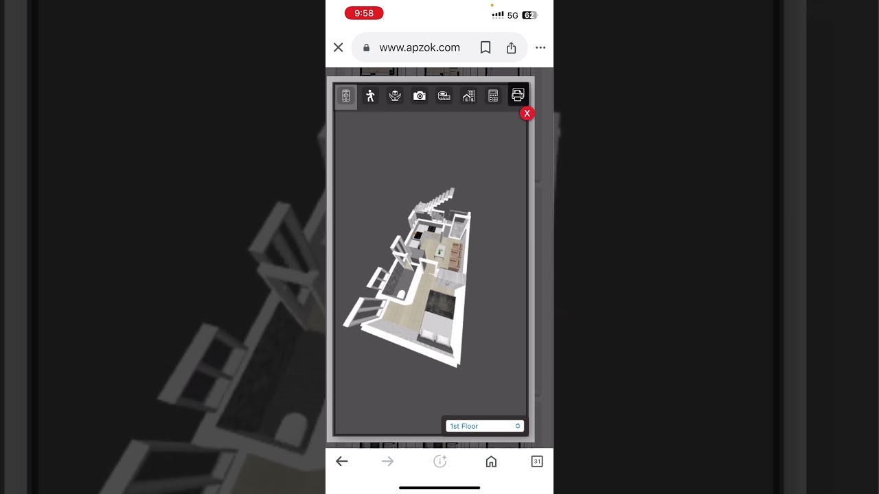 15 x 30 ft House Plan Of The Residential Building RA0005