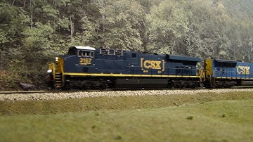 Custom CSX ES44AH #3167 Kitbash w/ LokSound V4.0