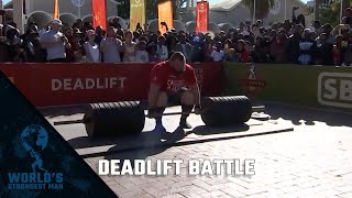 2017 World's Strongest Man | Deadlift Battle to the Finale