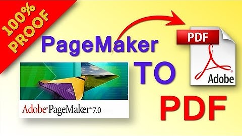 How to convert PageMaker file to PDF any language Hindi Assamese, English, Bengoli etc.