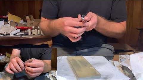 Knife sharpening - S110V Full Sharpening