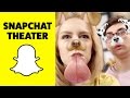 FUNNY SNAPCHAT FILTER THEATER (Squad Vlogs)