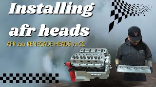 Installing The Heads On The New Motor