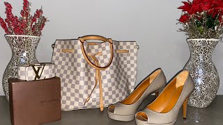 Louis Vuitton Purse  | Damier Azur Belt |  Gucci Shoes | Poshmark Purchase
