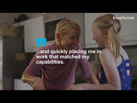 Flexible work that's all about you: Meet Sarah - video from Blue Arrow