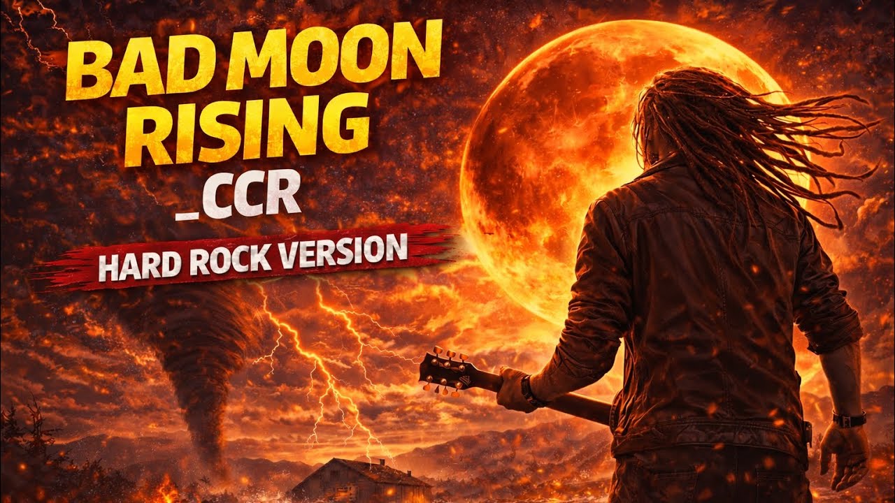 Bad Moon Rising - CCR || Hard Rock Version 🎸#music 