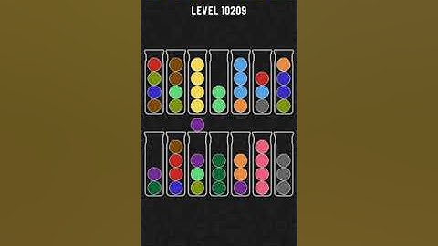 Ball Sort Puzzle Level 10209 / Water Sort Puzzle Level 10209  / all the same