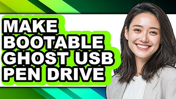 How To Make Bootable Ghost USB Pen Drive - Step By Step