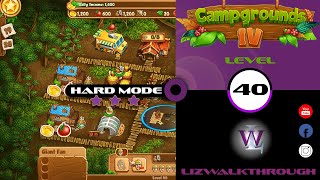 Campgrounds 4 - Level 40 walkthrough
