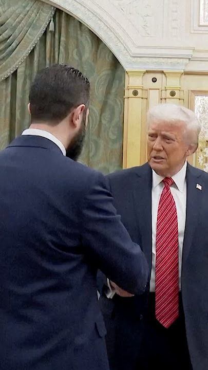 Trump Meets Syria's New President in Saudi Arabia