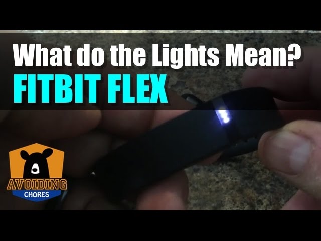 Fitbit flex - What the light patterns 