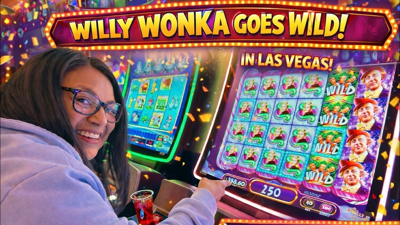 Willy Wonka Slot goes WILD!! at El Cortez Las Vegas