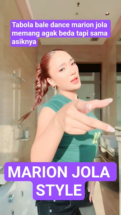 TABOLA BALE MARION JOLA STYLE #tabolabale #dance #fyp #hiburan #marionjola