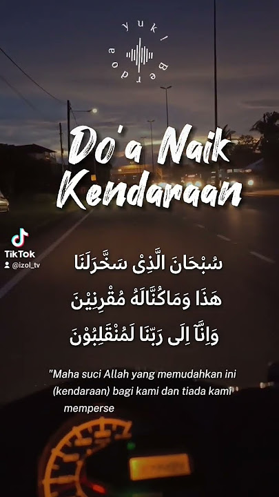 Doa naik kenderaan #doa #shorts
