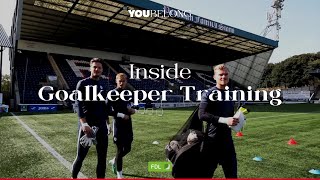 INSIDE GOALKEEPER TRAINING