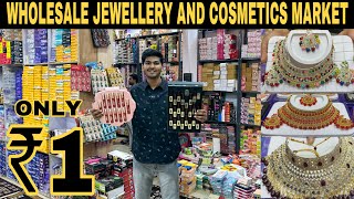 Wholesale Artificial Jewellery &amp; Cosmetics Item In Delhi Sadar Bazar | Sadar Bazar Wholesale Rate