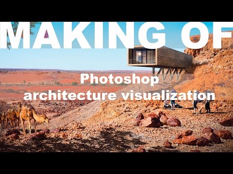 Making Of: Photoshop Architecture Visualization # Minimalist desert house Making Of: Photoshop Architecture Visualization # Minimalist desert house