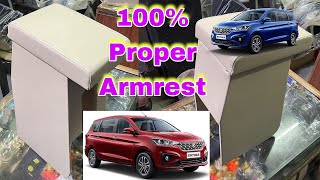 Latest ERTIGA के लिए Proper Wooden Armrest | Wooden Armrest for Ertiga @KristalCars