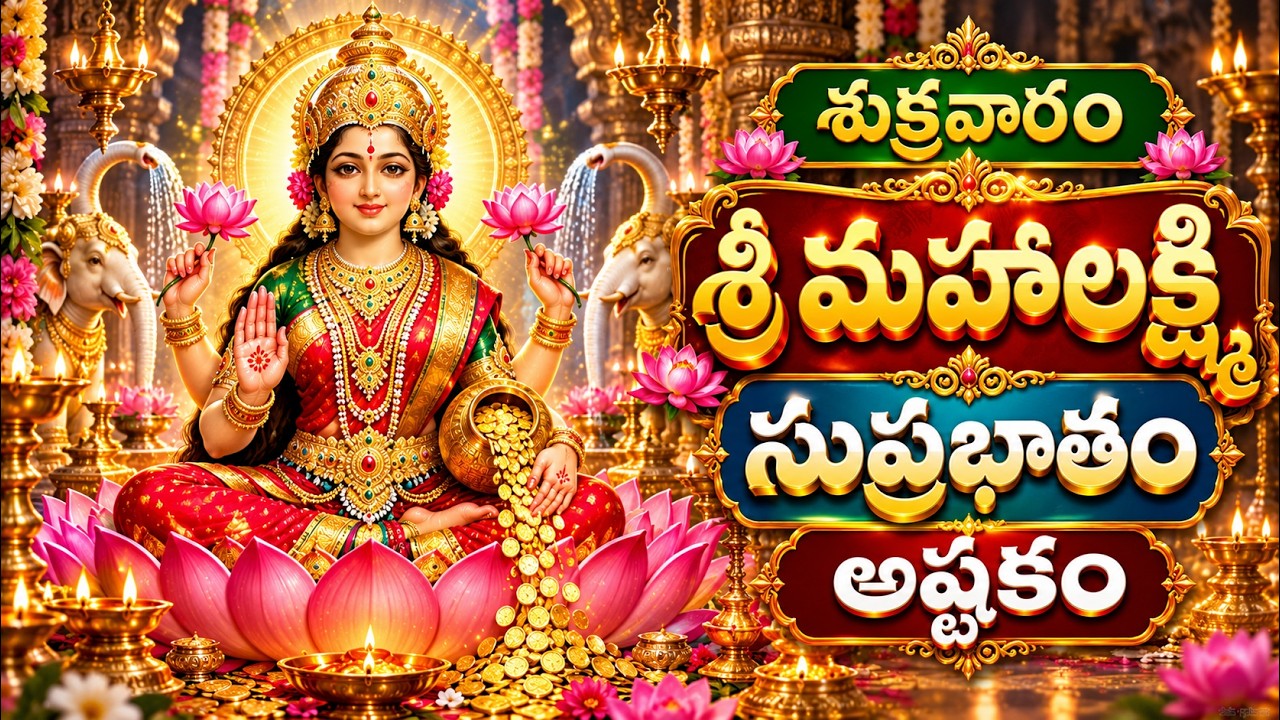 శ్రీ మహాలక్ష్మి సుప్రభాతం & అష్టకం | భక్తితో వింటే ఐశ్వర్యం, శుభాలు కలుగుతాయి | Lakshmidevi Songs