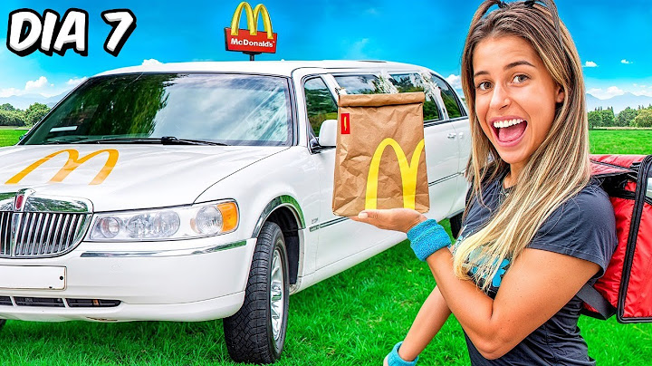VIREI ENTREGADORA DO MC DONALDS POR 7 DIAS!!
