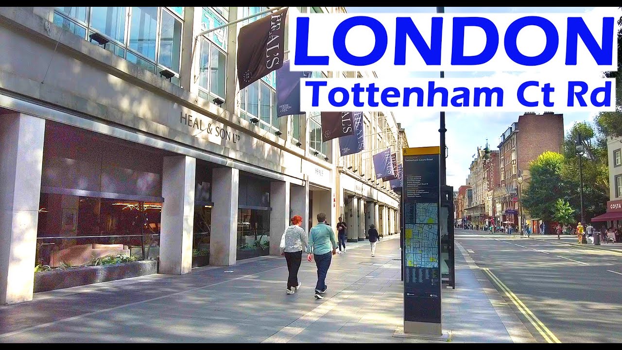 LONDRES: TOTTENHAM COURT ROAD, uma das vias mais famosas e importantes da cidade.